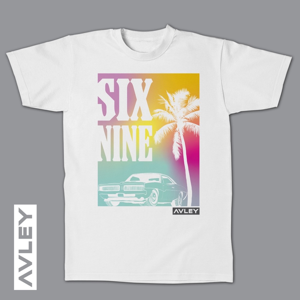 1969 Charger T-Shirt, Original Design, White